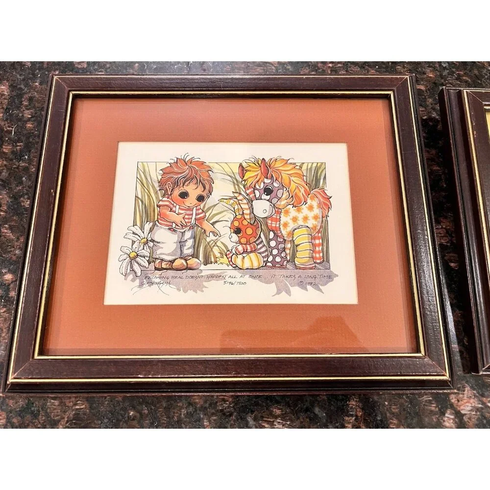 Jody Bergsma Vintage Lithographs Limited Edition 1981 1982 Lot of 2‎